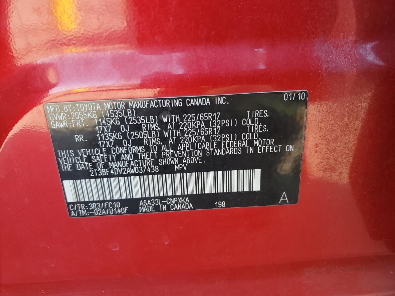 2010 Toyota RAV 4 - Image 13