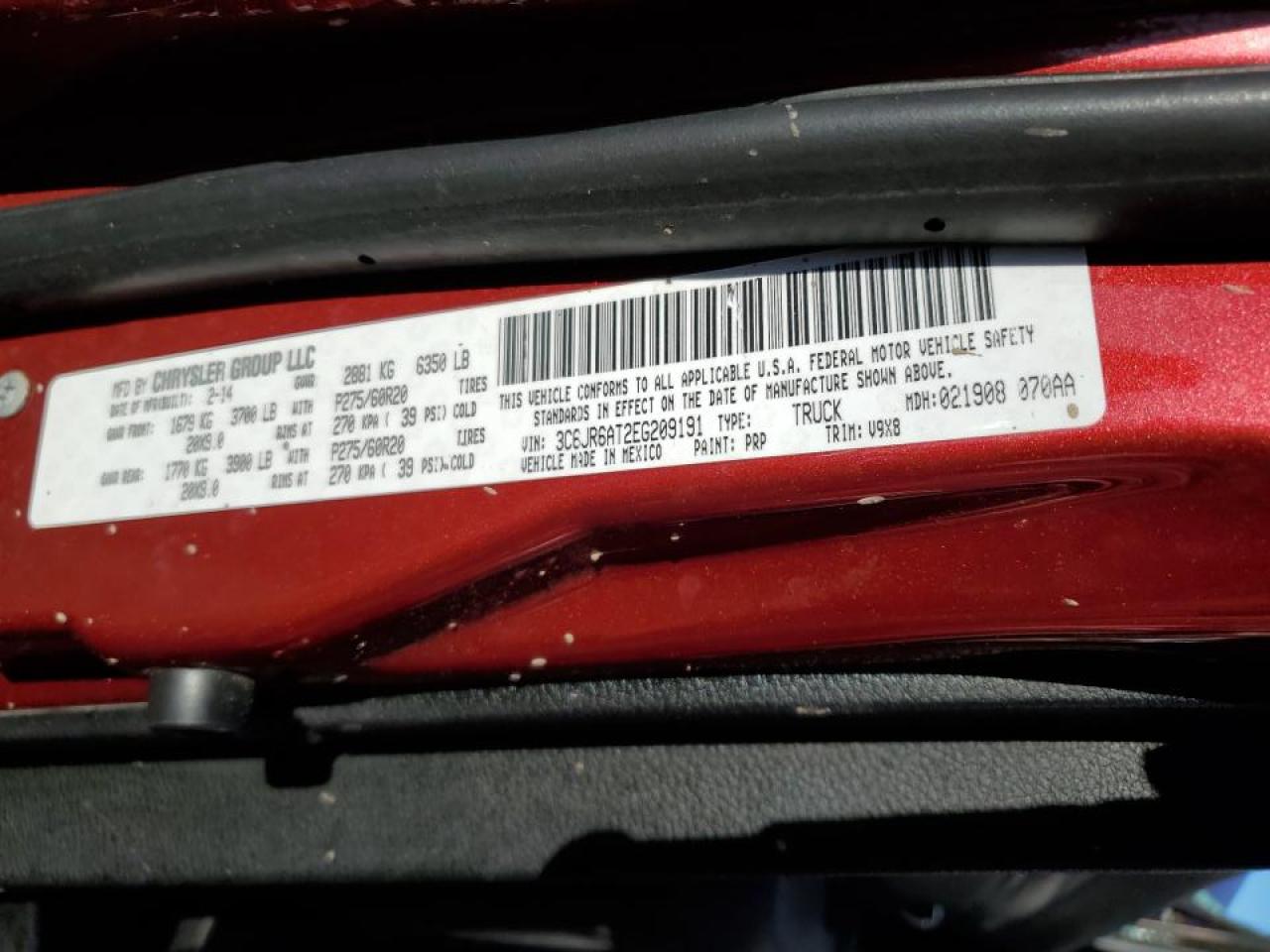 2014 RAM 1500 - Image 15