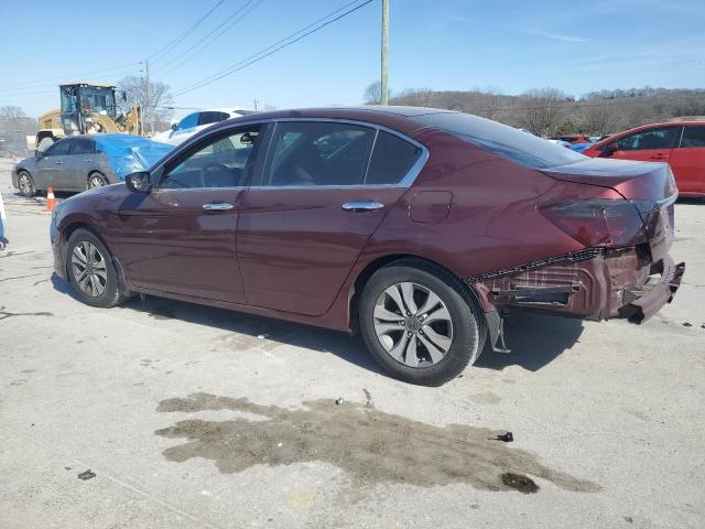 Sedans HONDA ACCORD 2015 Czerwony