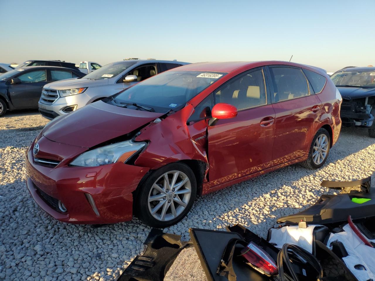 2012 Toyota Prius V  იყიდება Taylor-ში, TX - Front End