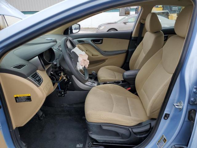  HYUNDAI ELANTRA 2013 Granatowy