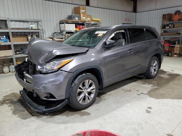 2015 Toyota Highlander Xle იყიდება Chambersburg-ში, PA - Front End