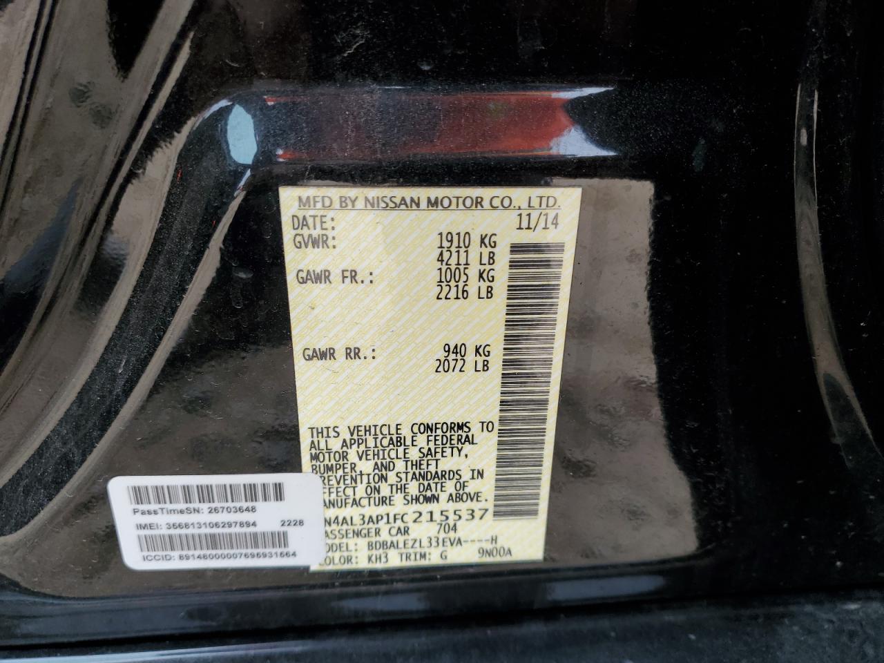 2015 Nissan Altima - Image 15