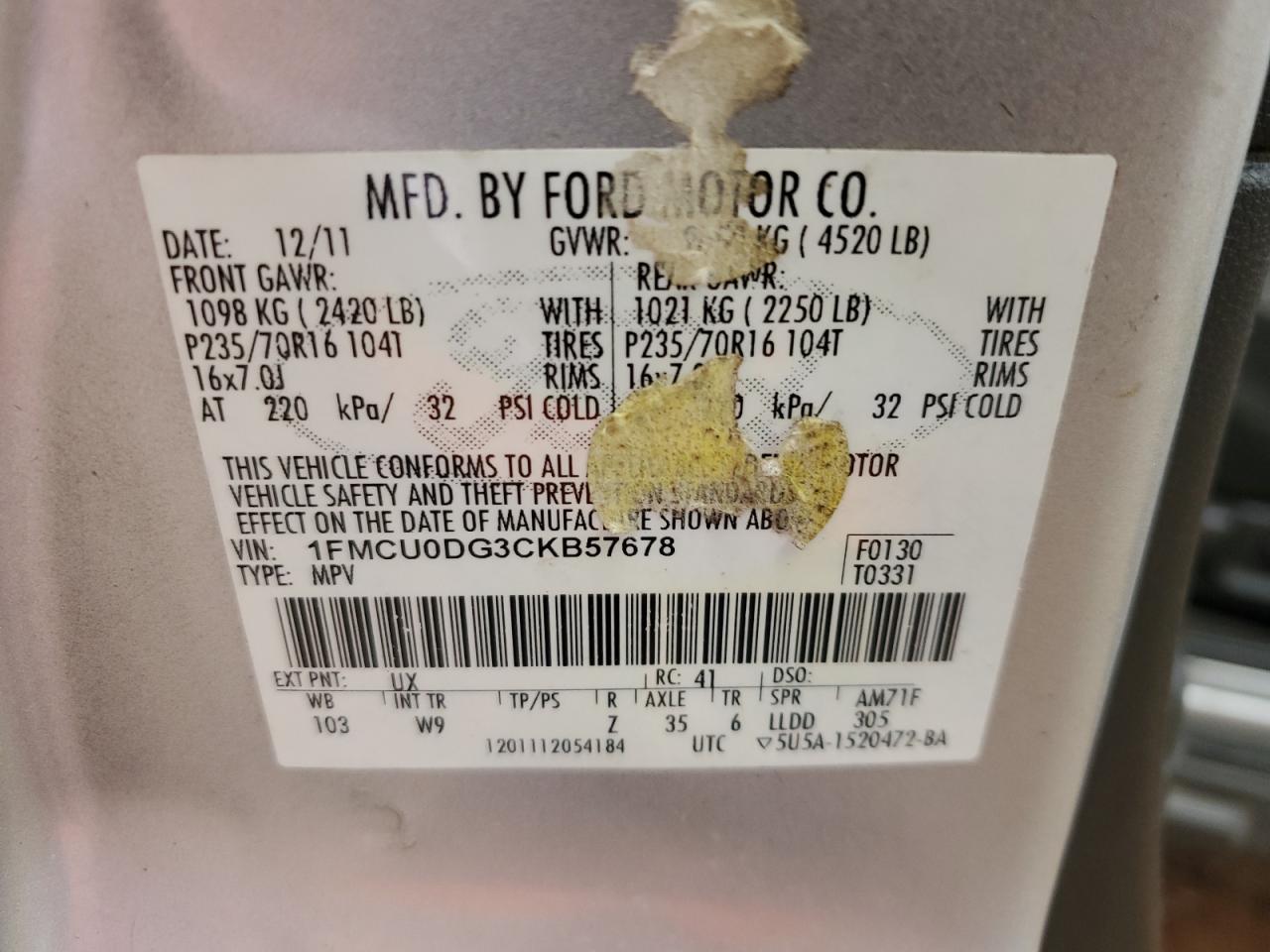 2012 Ford Escape - Image 13