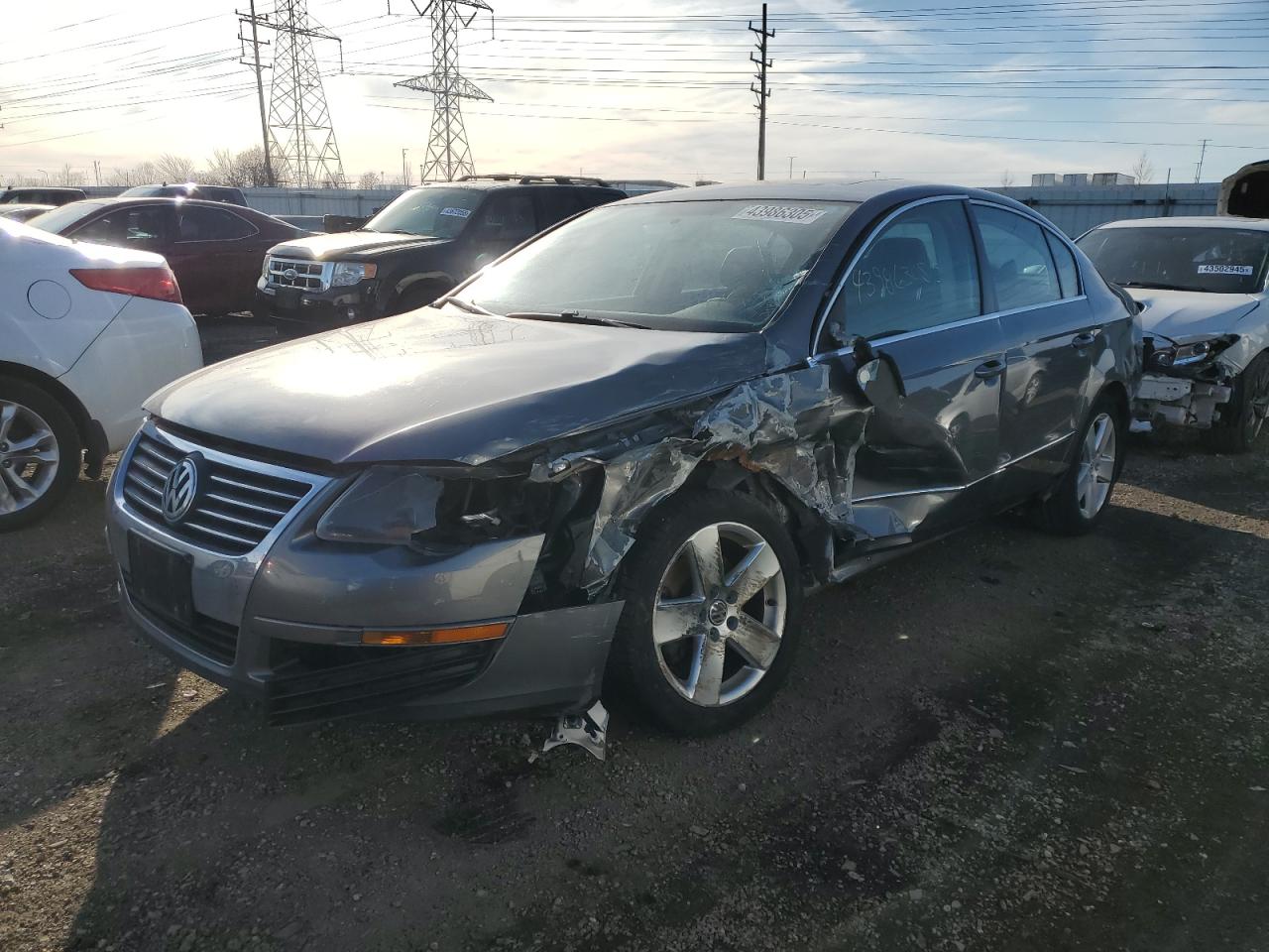 2008 Volkswagen Passat Komfort de vânzare în Elgin, IL - Side
