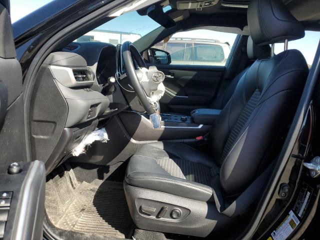  TOYOTA HIGHLANDER 2022 Czarny