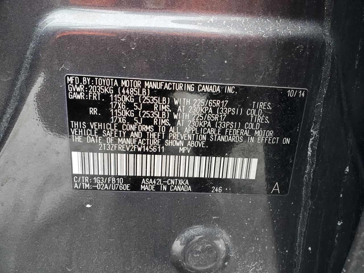2015 Toyota RAV 4 - Image 13