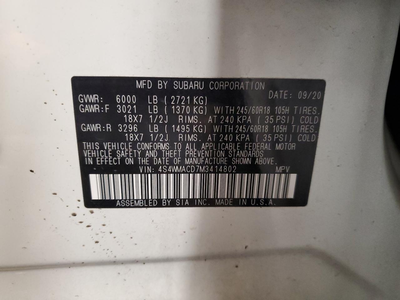 2021 Subaru Ascent - Image 14