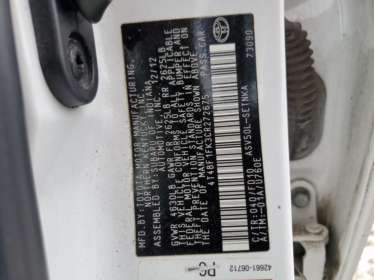 2012 Toyota Camry - Image 12