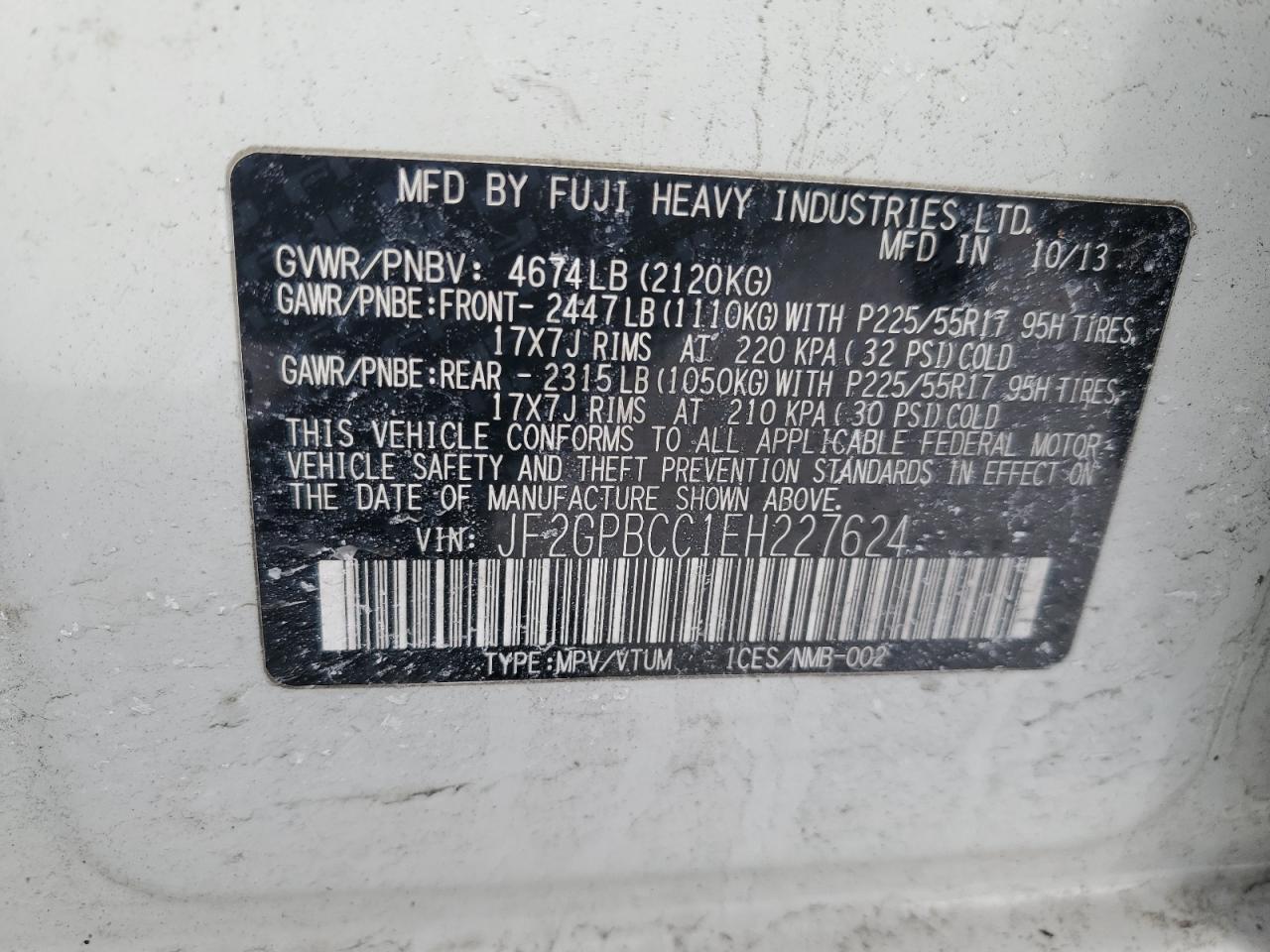 2014 Subaru XV - Image 12