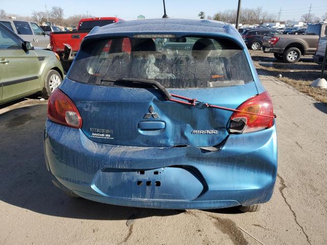 Hatchbacks MITSUBISHI MIRAGE 2015 Blue