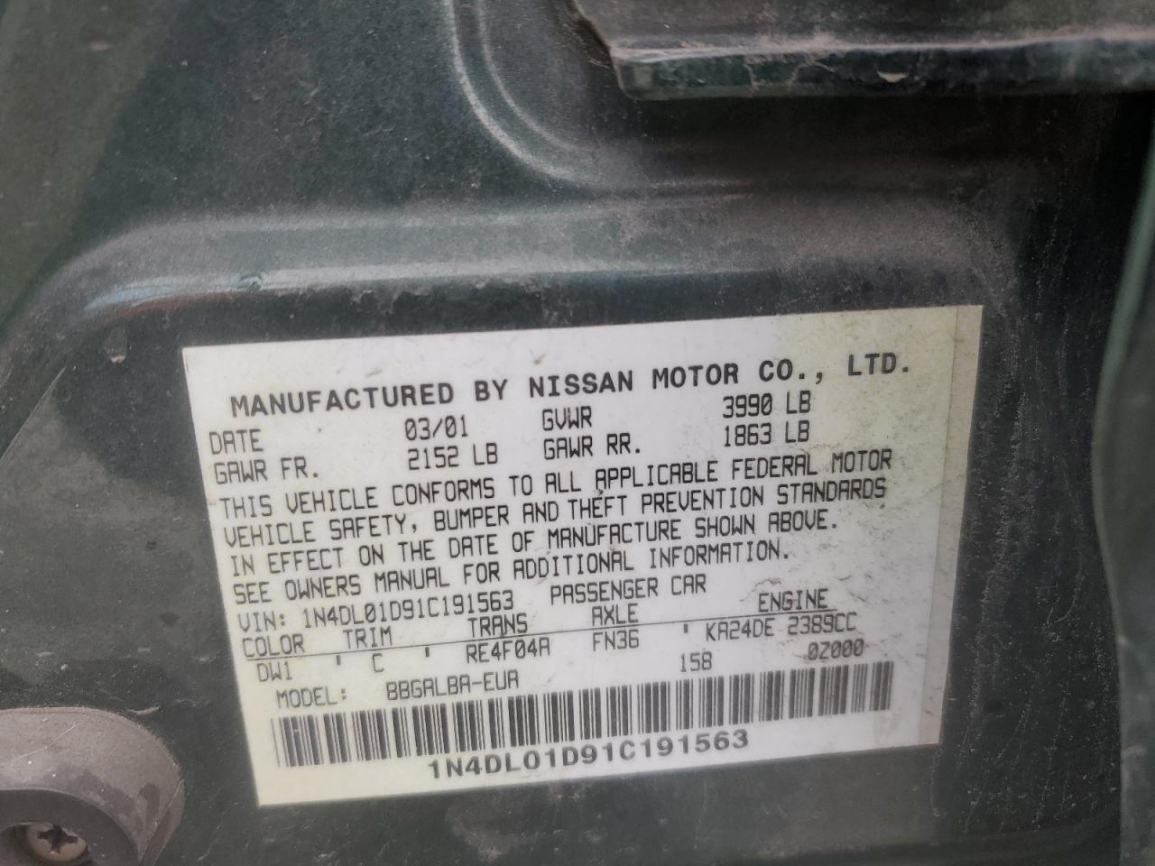 2001 Nissan Altima - Image 12