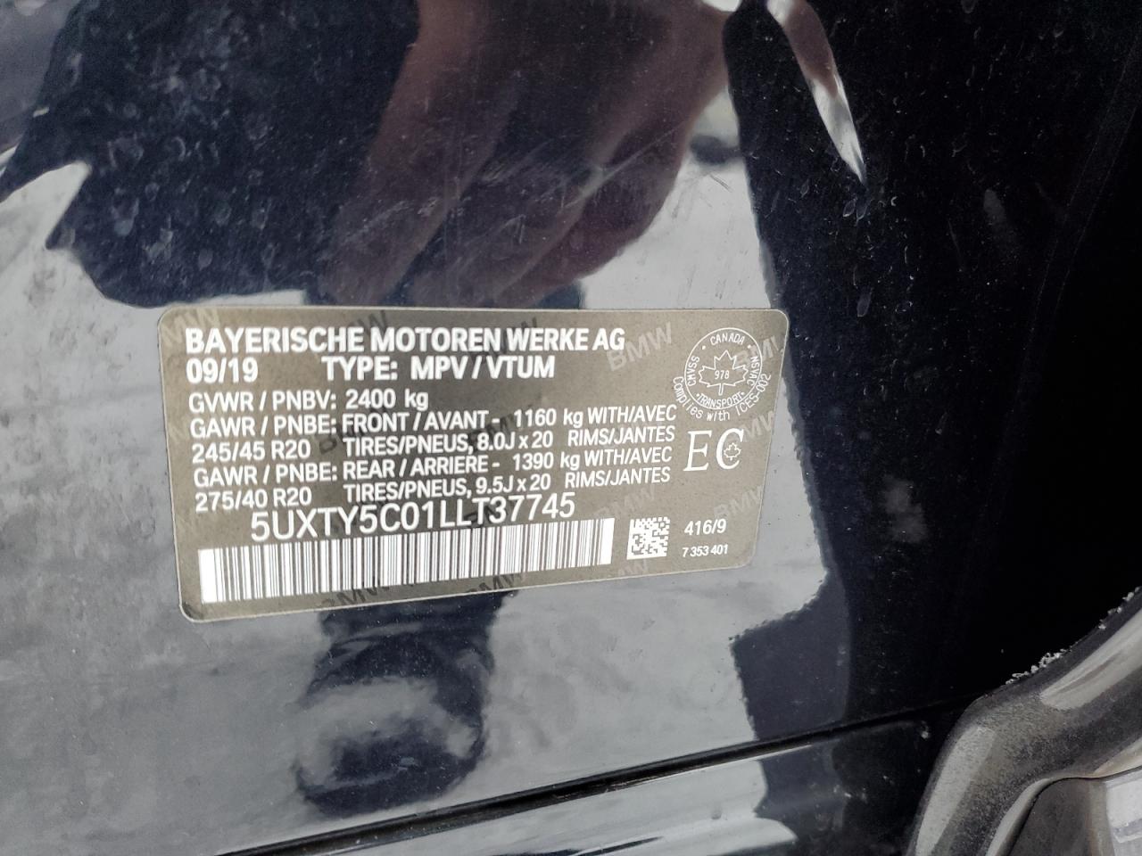 2020 BMW X3 - Image 14