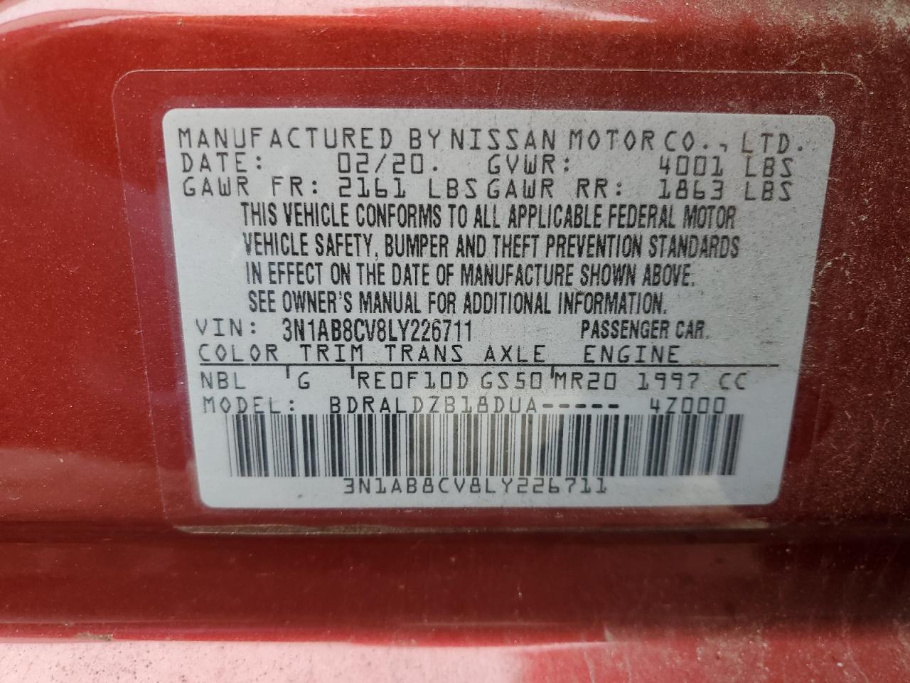 2020 Nissan Sentra - Image 14