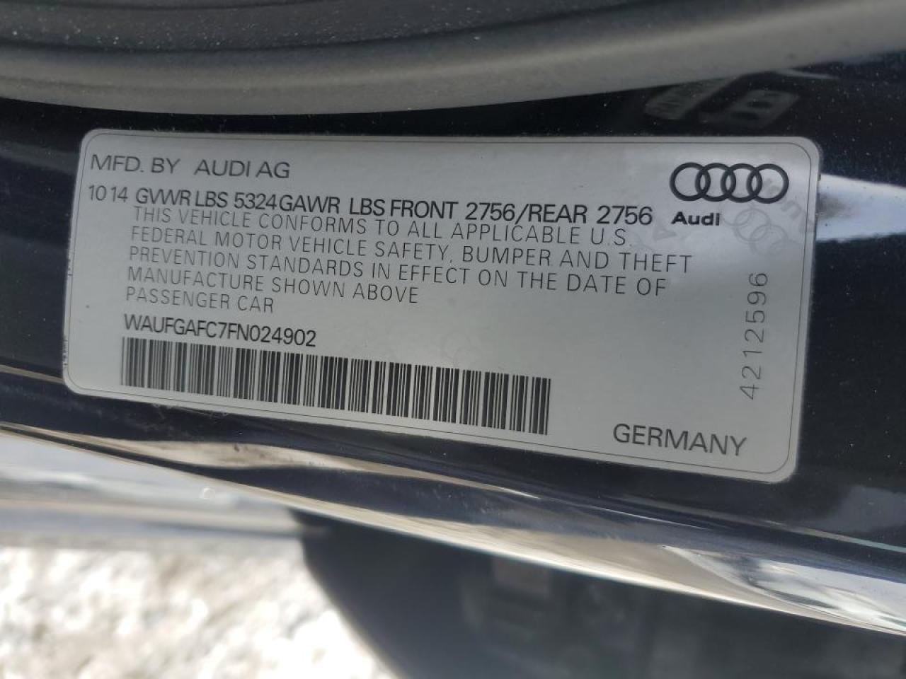 2015 Audi A6 - Image 12
