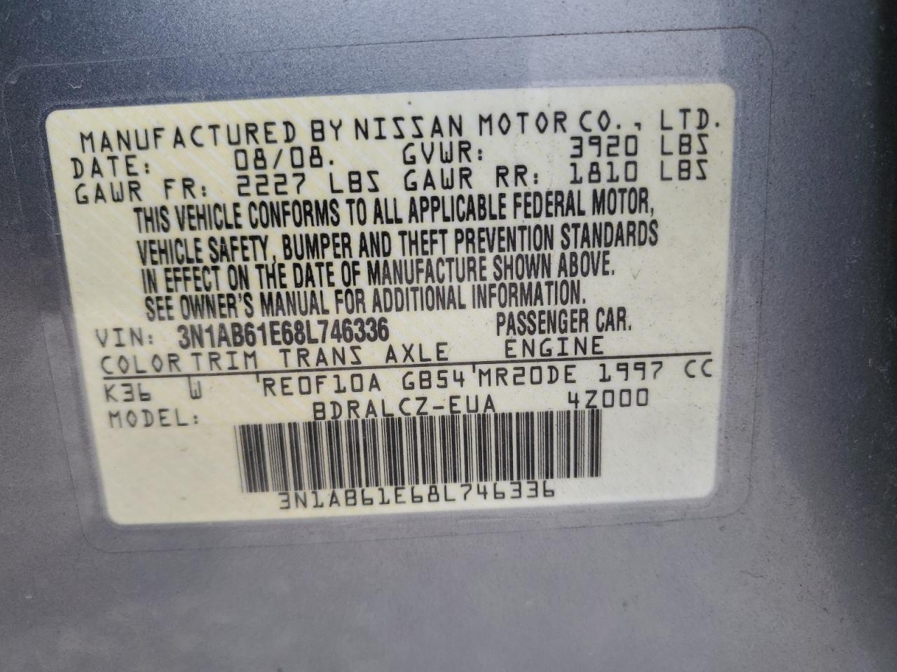 2008 Nissan Sentra - Image 13