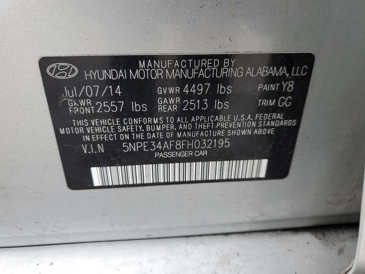 2015 Hyundai Sonata - Image 12