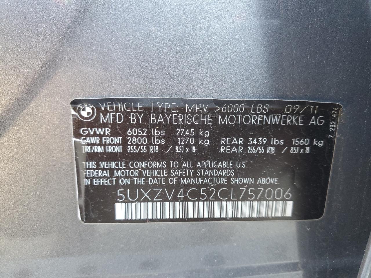 2012 BMW X5 - Image 13