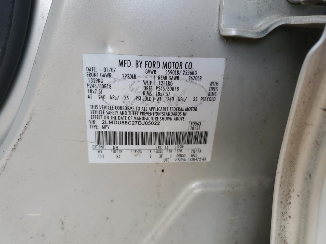 2007 Lincoln MKX - Image 12