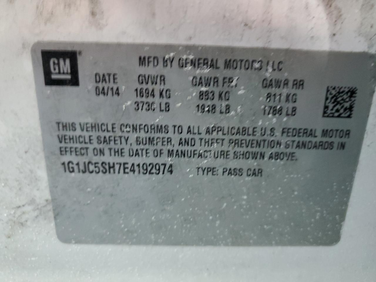 2014 Chevrolet Sonic - Image 12