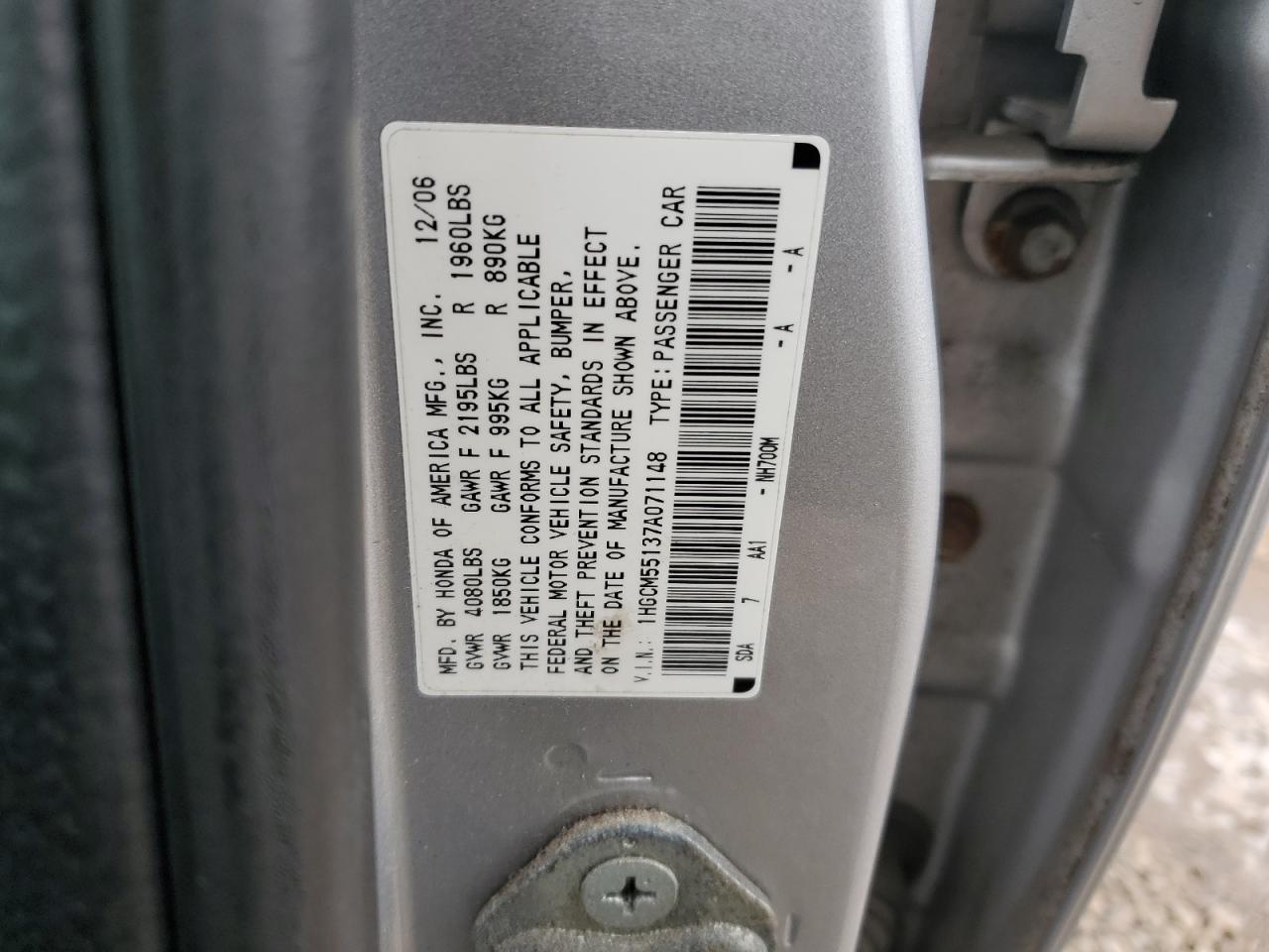 2007 Honda Accord - Image 13