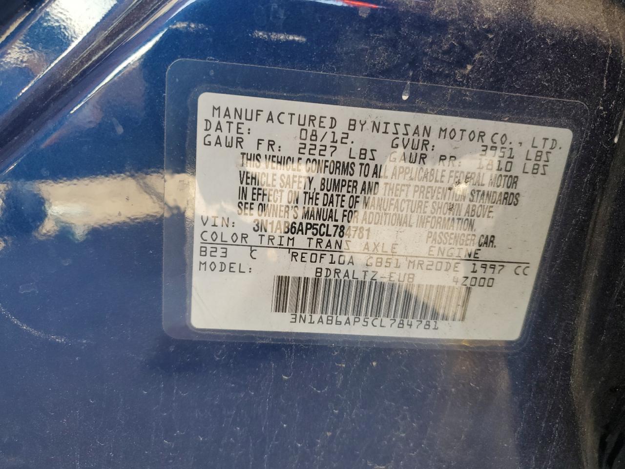 2012 Nissan Sentra - Image 12