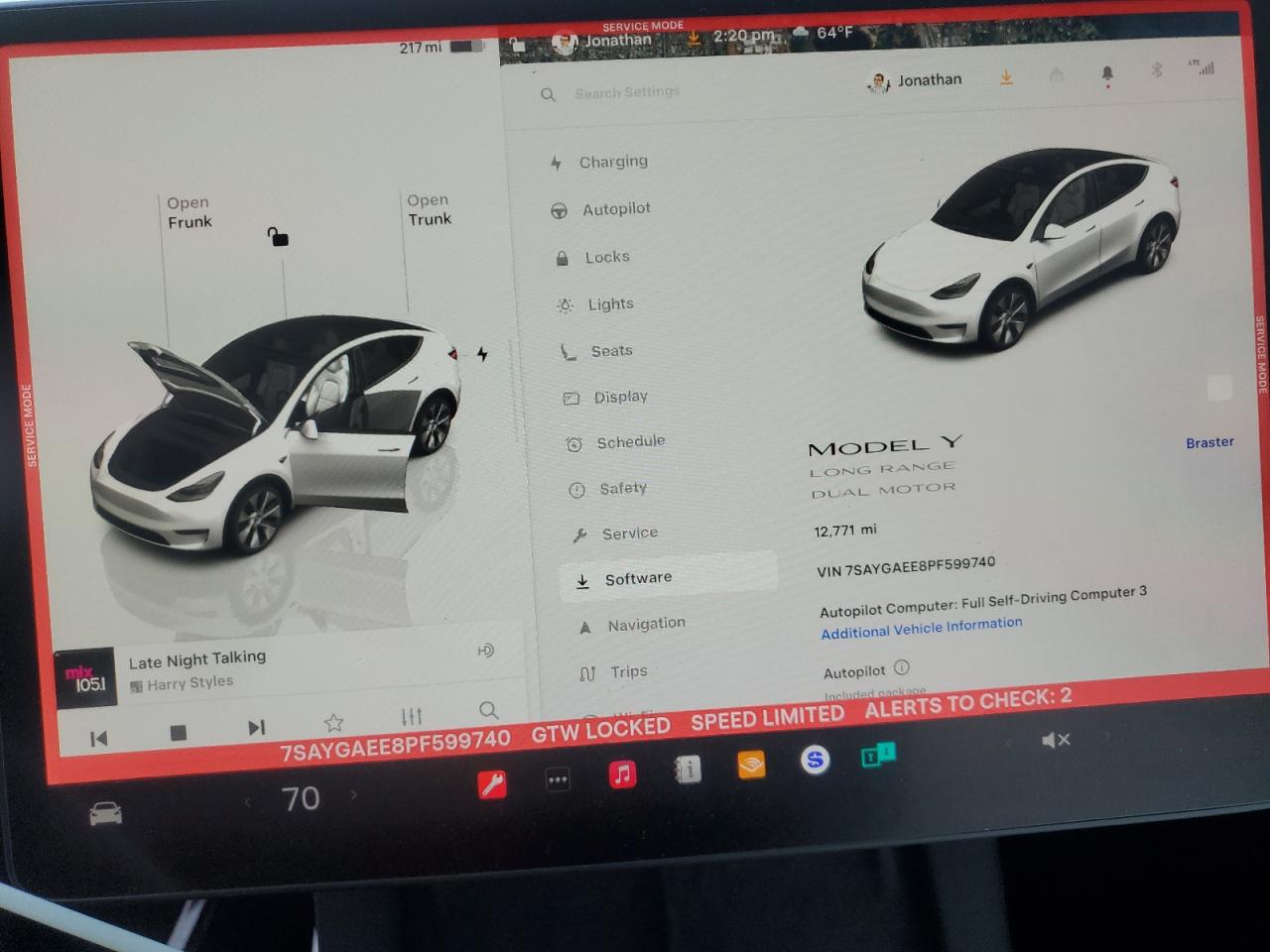 7SAYGAEE8PF599740 TESLA MODEL Y 2023
