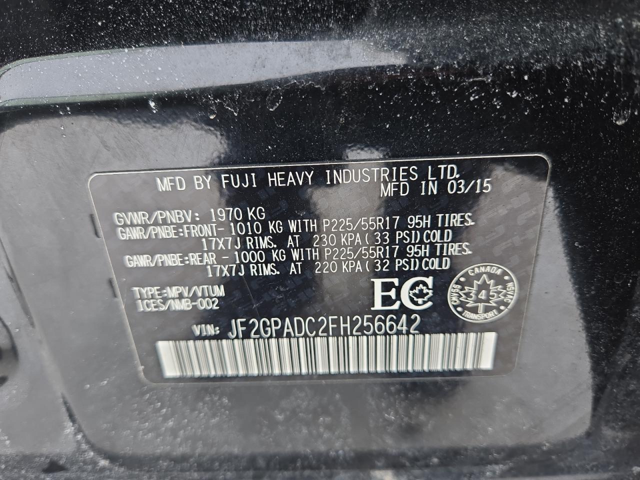 2015 Subaru XV - Image 12