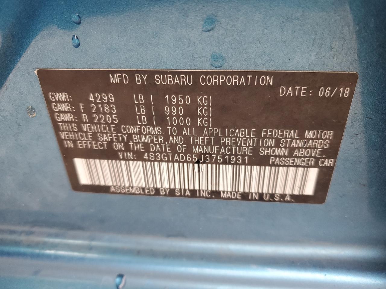 2018 Subaru Impreza - Image 12