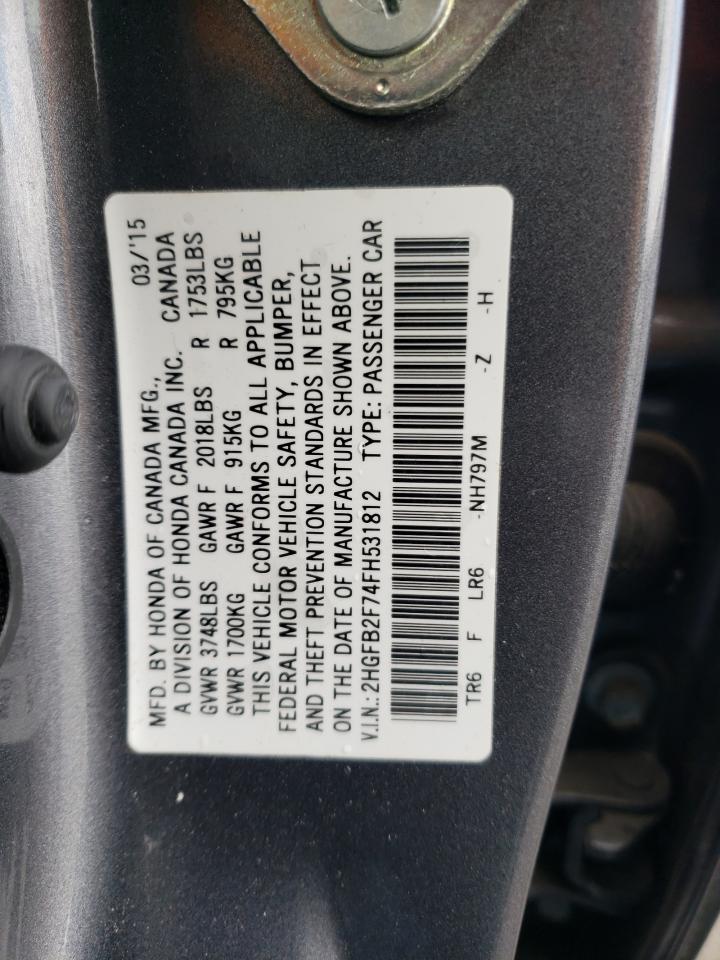 2015 Honda Civic - Image 12