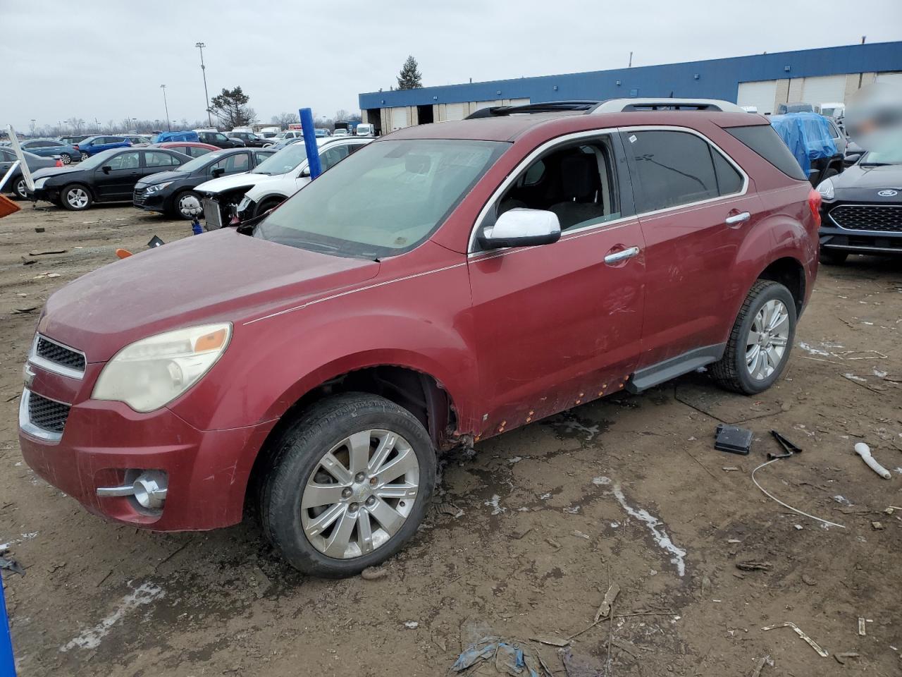 2010 Chevrolet Equinox Ltz на продаже в Woodhaven, MI - Front End