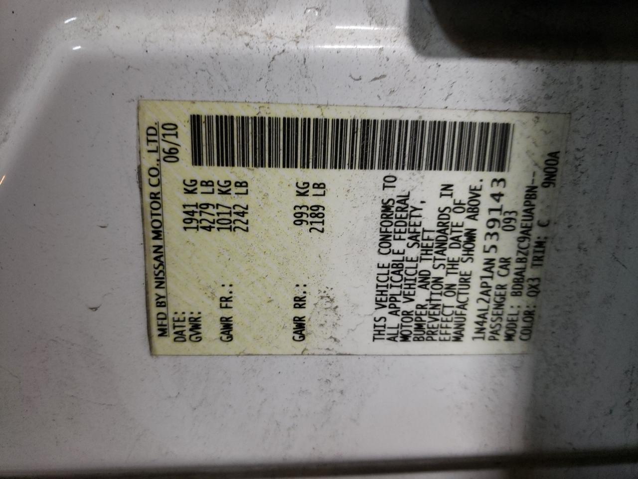 2010 Nissan Altima - Image 13