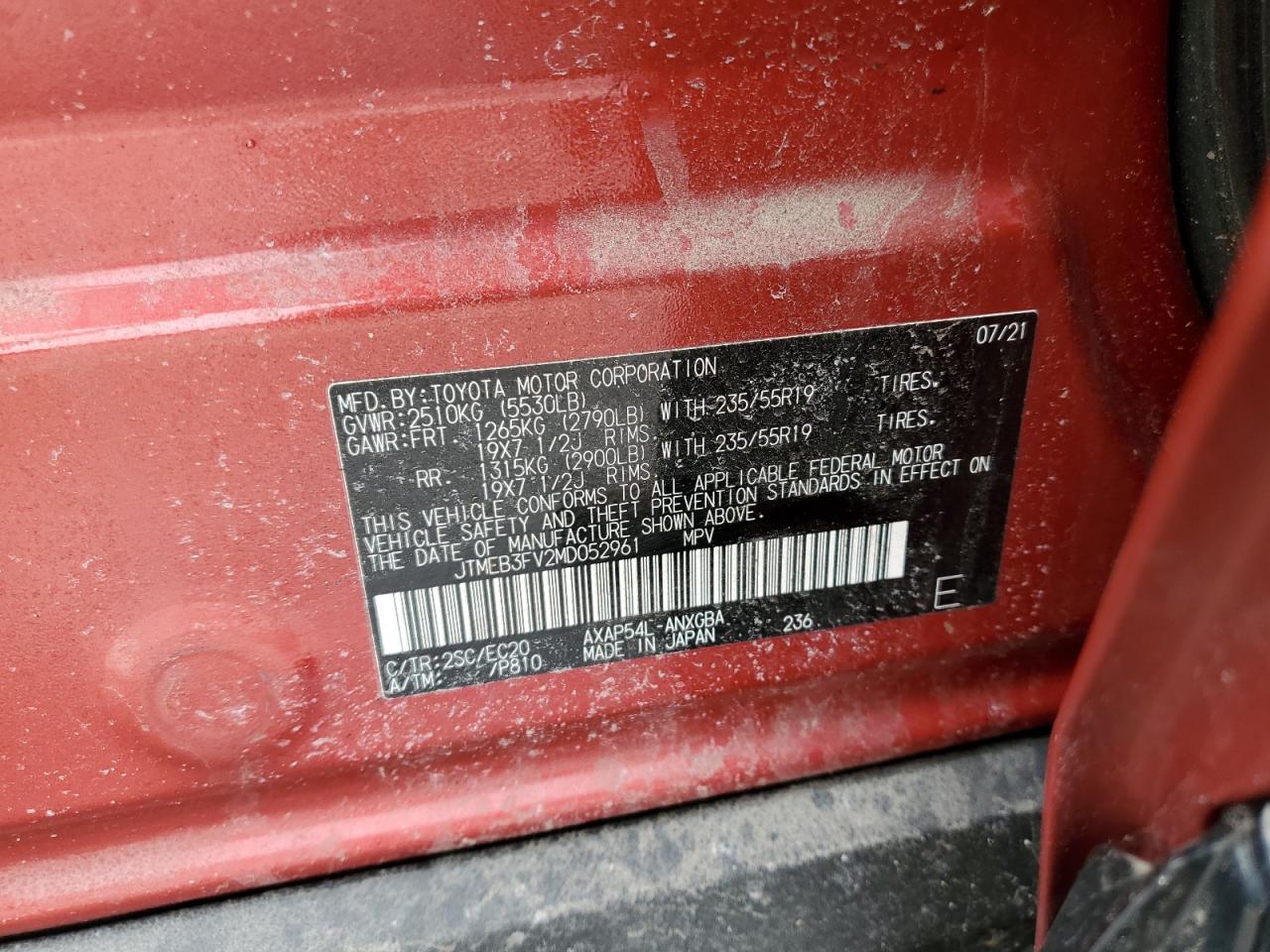 2021 Toyota RAV 4 - Image 13