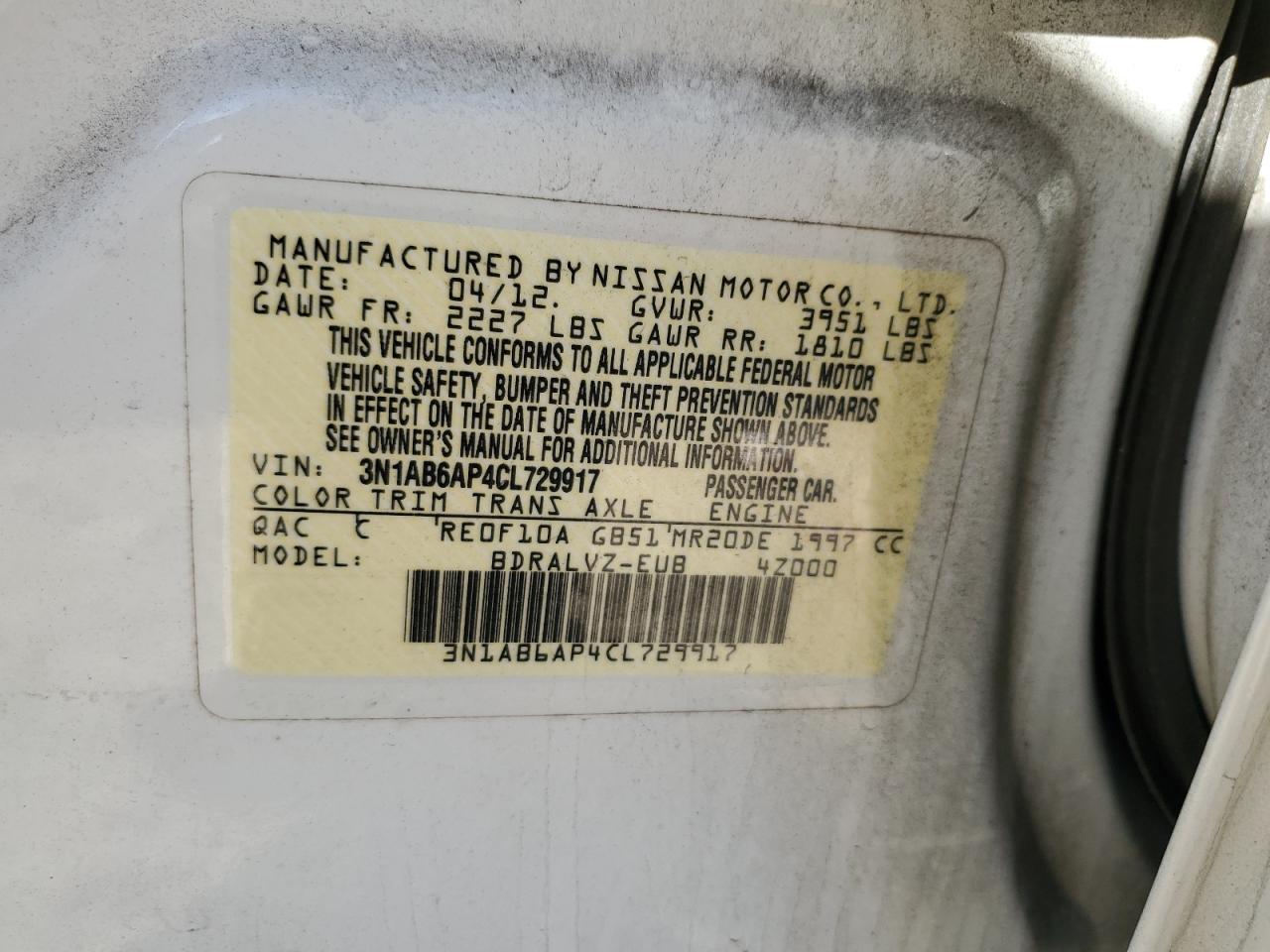2012 Nissan Sentra - Image 15