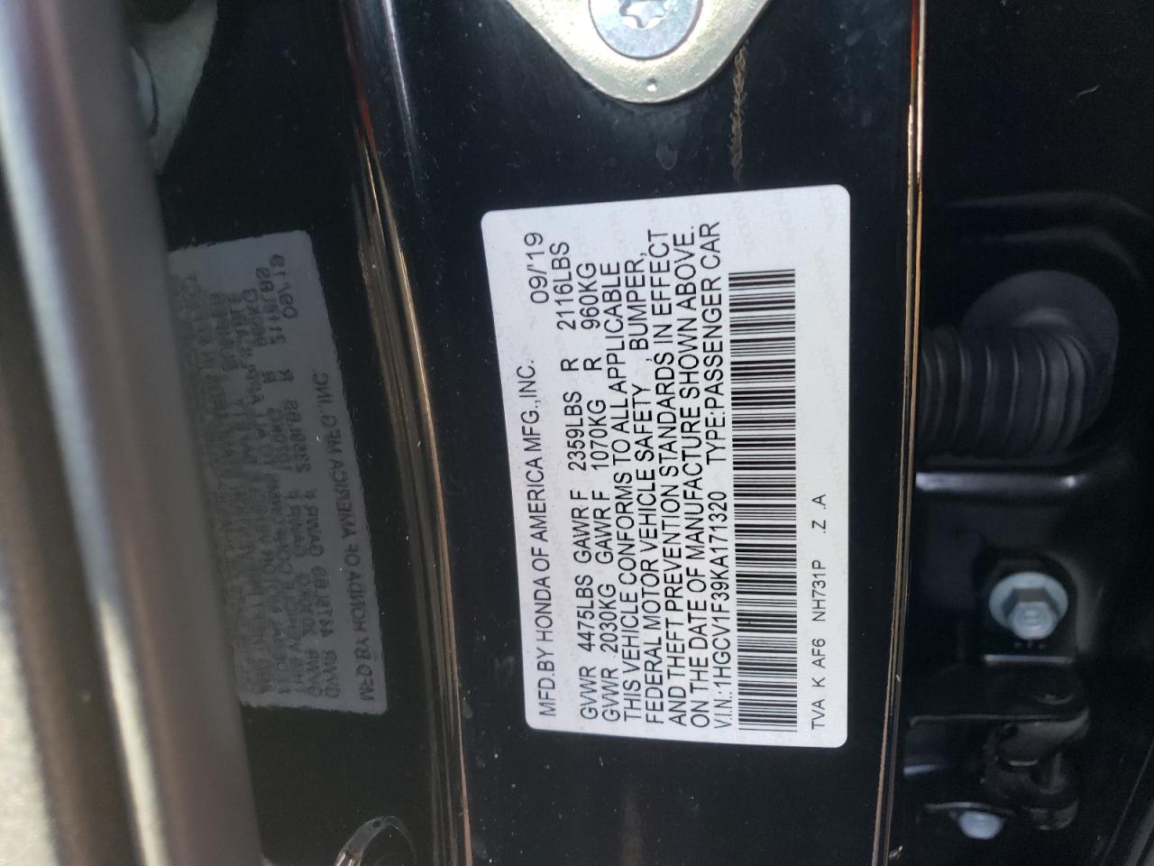2019 Honda Accord - Image 14