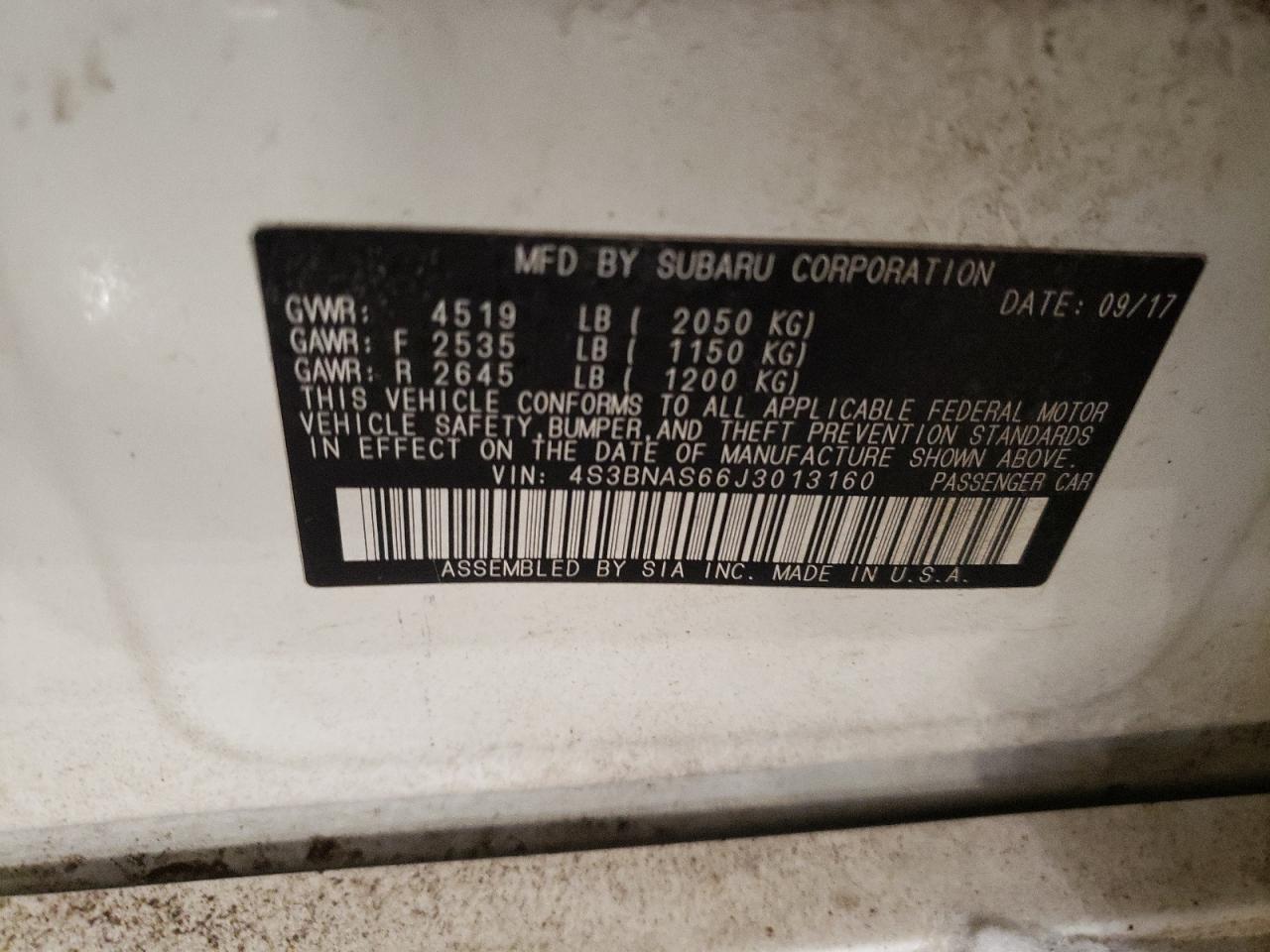 2018 Subaru Legacy - Image 12