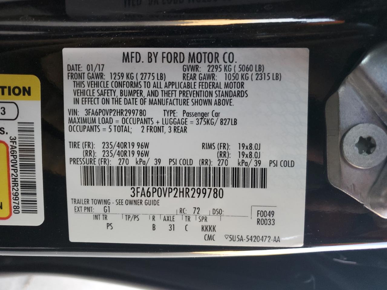 2017 Ford Fusion - Image 13