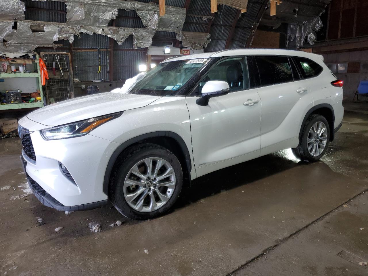 2022 Toyota Highlander Hybrid Limited de vânzare în Albany, NY - Side