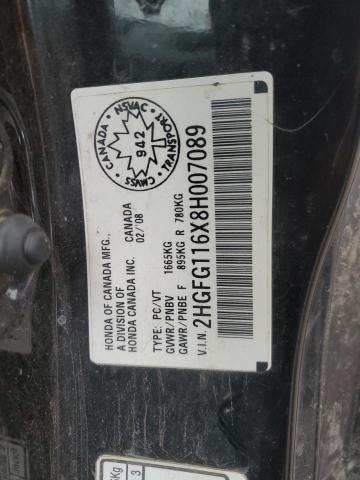 2008 HONDA CIVIC LX