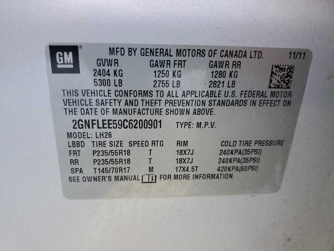 2012 Chevrolet Equinox - Image 15
