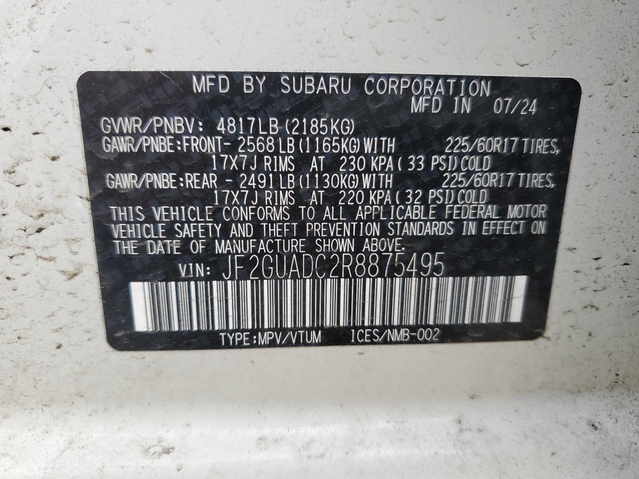 2024 Subaru XV - Image 13