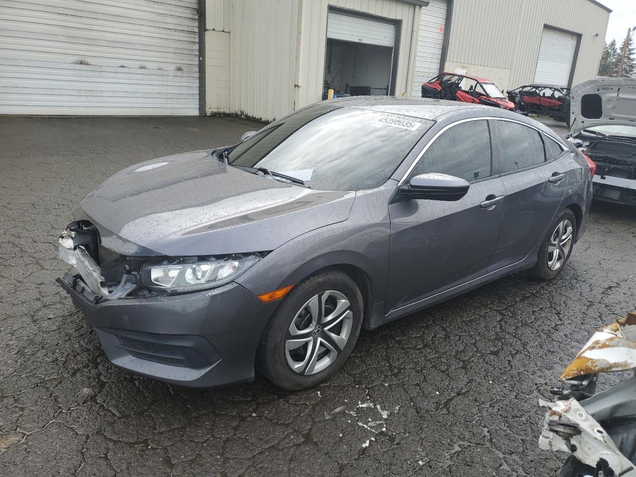 2016 Honda Civic Lx na sprzedaż w Woodburn, OR - Rear End