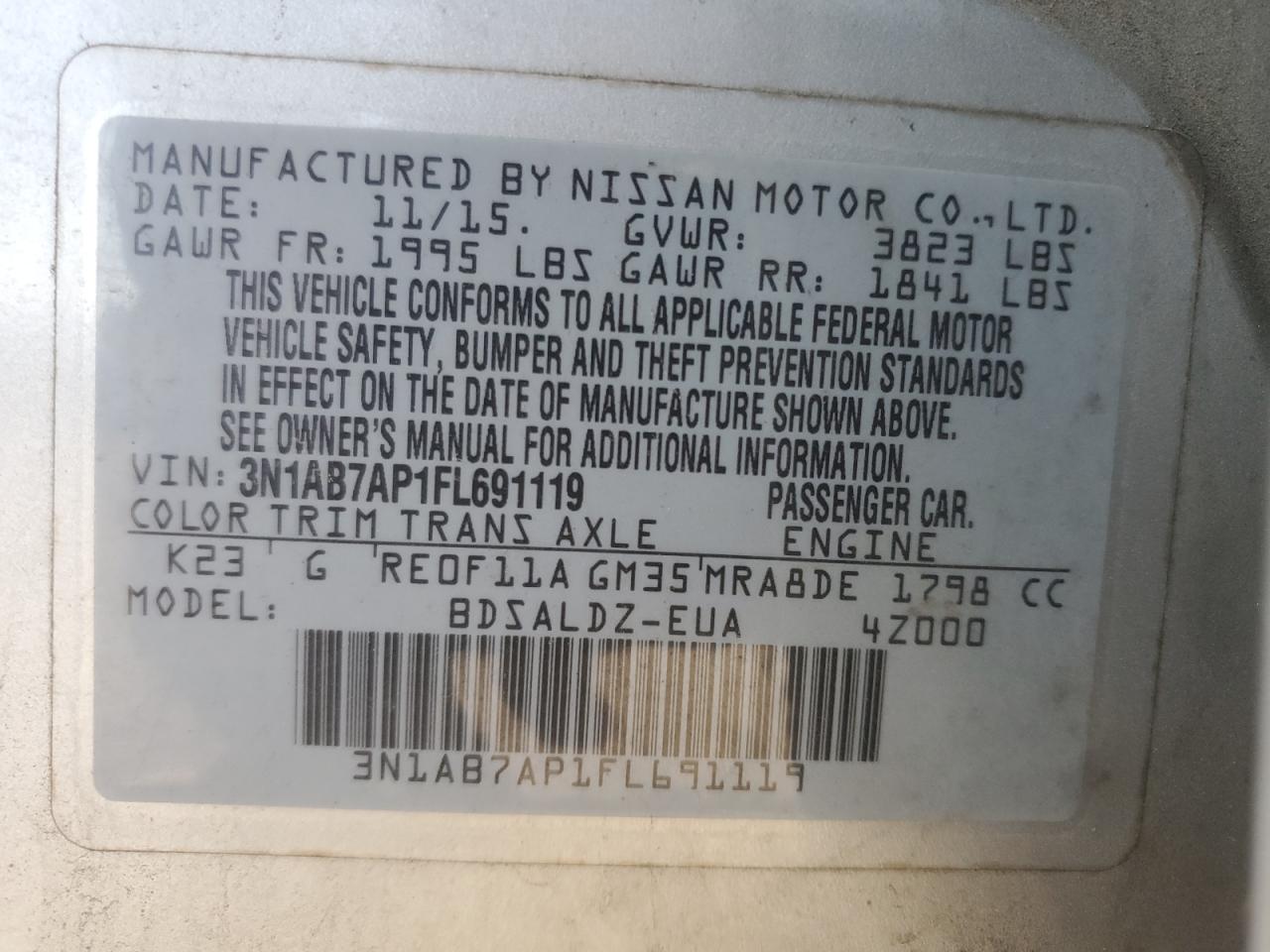 2015 Nissan Sentra - Image 12