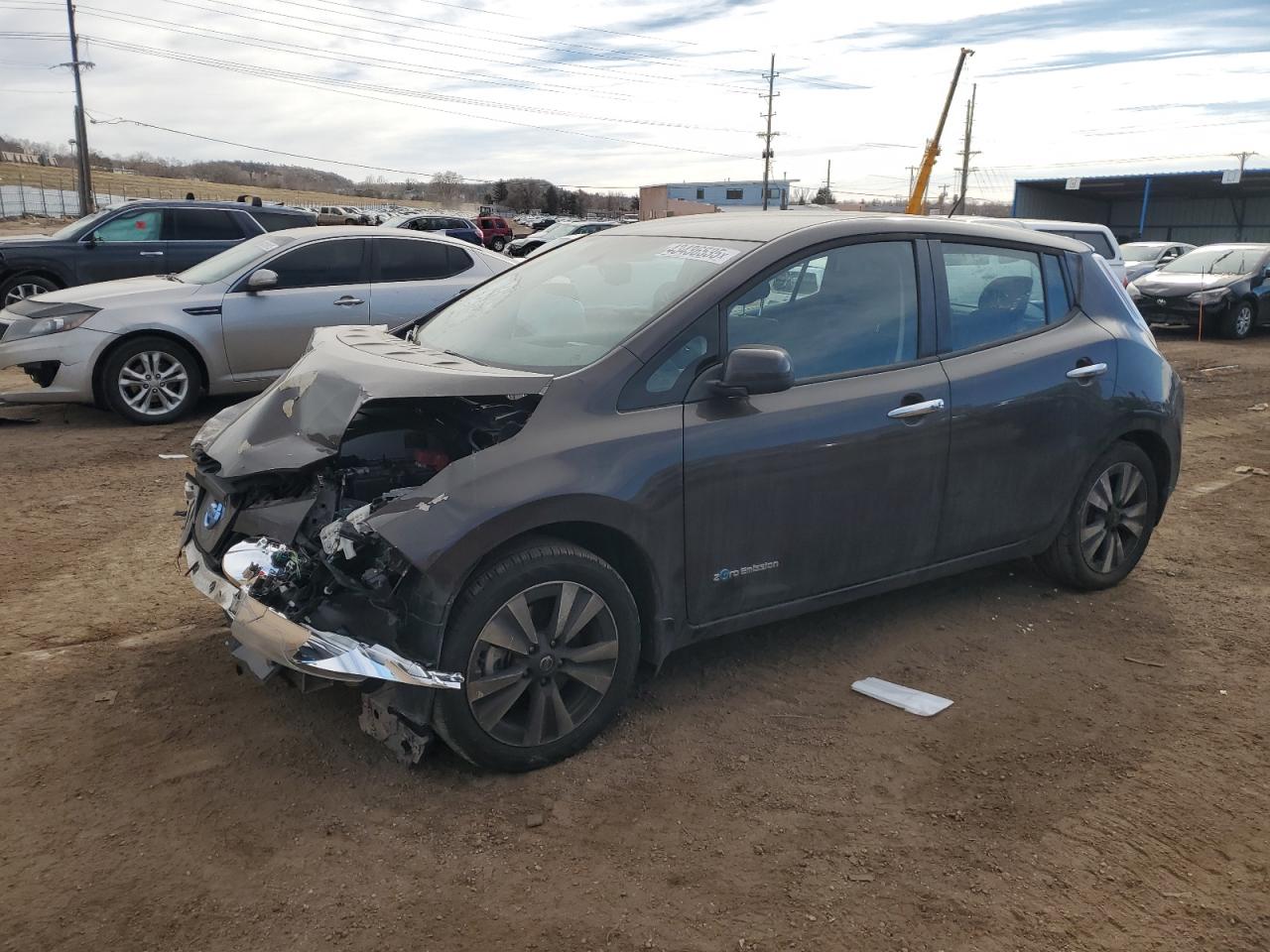 2016 Nissan Leaf Sv за продажба в Colorado Springs, CO - Front End