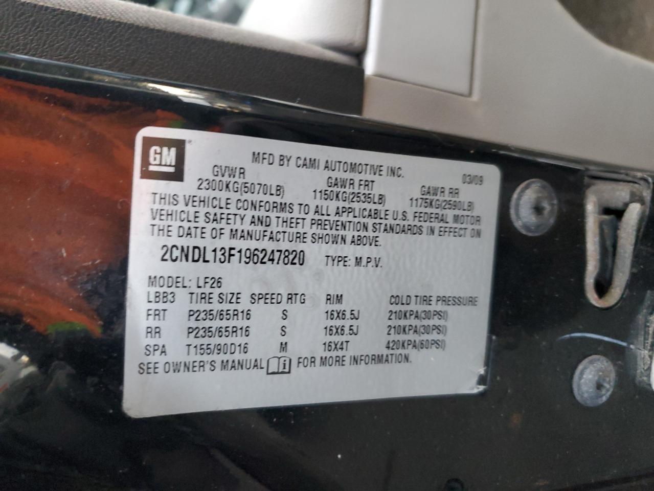 2009 Chevrolet Equinox - Image 16