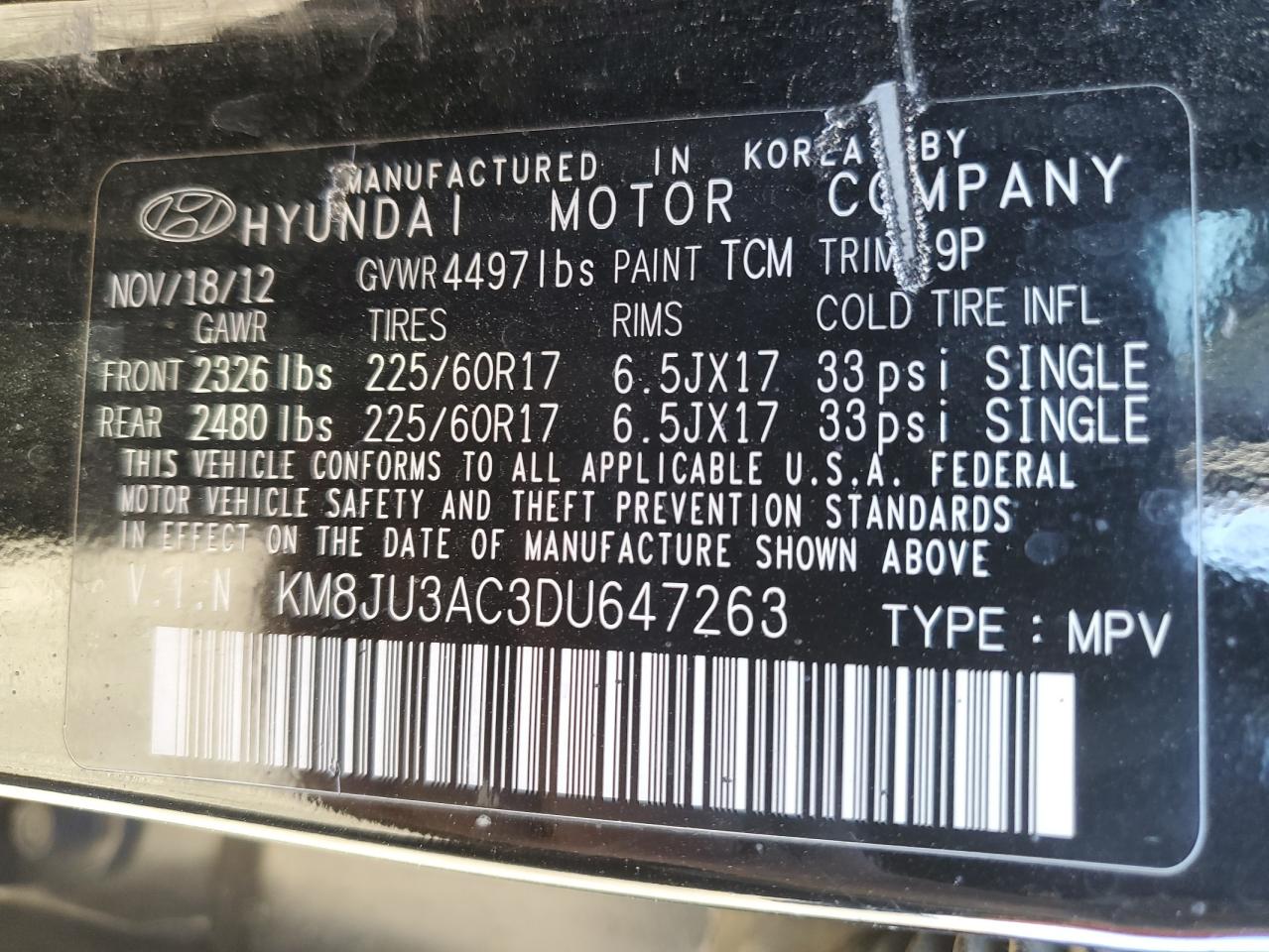 2013 Hyundai Tucson - Image 13
