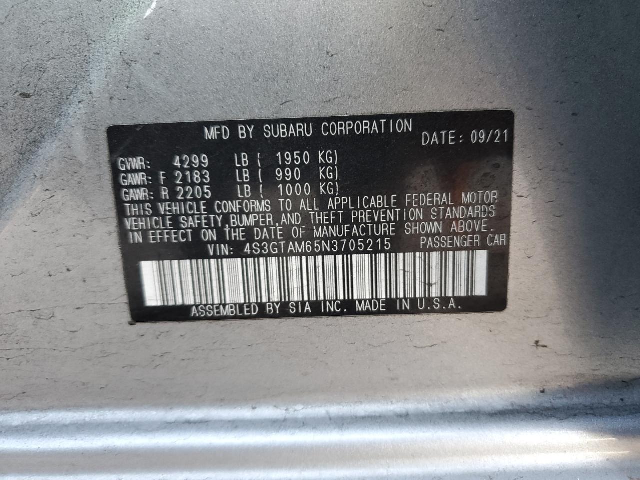 2022 Subaru Impreza - Image 12