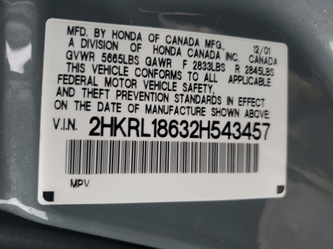 2002 Honda Odyssey - Image 13