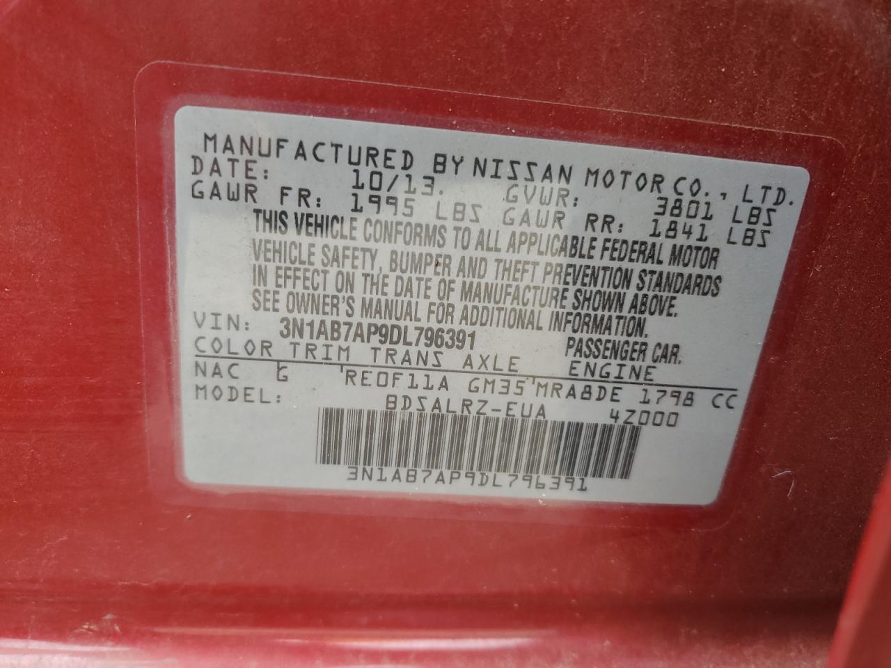 2013 Nissan Sentra - Image 12