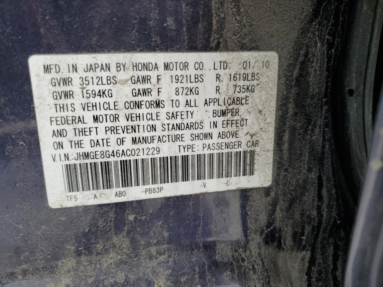 2010 Honda Fit - Image 12